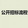 公开招标流程包括哪些步骤（公开招标流程）