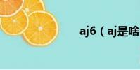 aj6(aj是啥)