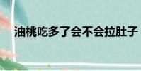 油桃吃多了会不会拉肚子(油桃吃多了)