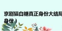 京剧猫白糖真正身份大结局(京剧猫白糖真正身份)