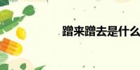 蹭来蹭去是什么意思