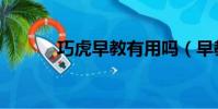 巧虎早教有用吗(早教有用吗)