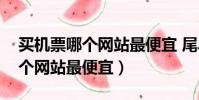 买机票哪个网站最便宜 尾单机票(买机票哪个网站最便宜)