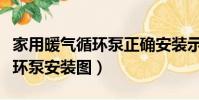 家用暖气循环泵正确安装示意图(家用暖气循环泵安装图)