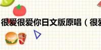 很爱很爱你日文版原唱(很爱很爱你 日文版)