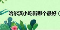 哈尔滨小吃街哪个最好(哈尔滨小吃)