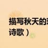 描写秋天的现代诗歌20字（描写秋天的现代诗歌）