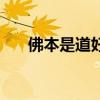 佛本是道好不好看（佛本是道好看吗）
