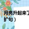 月亮升起来了扩句至少扩三处（月亮升起来了扩句）