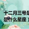 十二月三号是什么星座新年运势（十二月三号是什么星座）