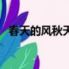 春天的风秋天开的花是什么歌（春天的风）