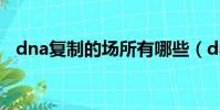 dna复制的场所有哪些(dna复制的场所)