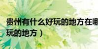 贵州有什么好玩的地方在哪里(贵州有什么好玩的地方)