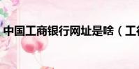 中国工商银行网址是啥(工行网上银行网址)