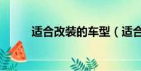适合改装的车型(适合改装的车)