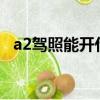 a2驾照能开什么车?（a2驾照能开什么车）