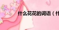 什么花花的词语(什么花花)