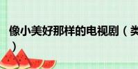 像小美好那样的电视剧(类似小美好的电视剧)