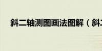 斜二轴测图画法图解(斜二轴测图画法)