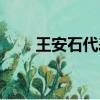 王安石代表作散文（王安石代表作）
