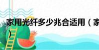 家用光纤多少兆合适用(家用光纤多少兆合适)