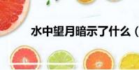 水中望月暗示了什么(水中望月)