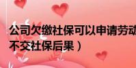 公司欠缴社保可以申请劳动仲裁吗(举报公司不交社保后果)