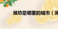 潍坊是哪里的城市(潍坊是哪里)