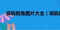 瓷砖阳角图片大全(瓷砖阳角处理方法)