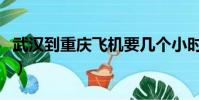 武汉到重庆飞机要几个小时(武汉到重庆飞机)