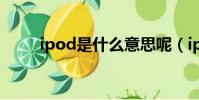 ipod是什么意思呢(ipod是什么)