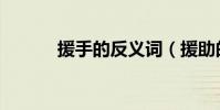 援手的反义词(援助的反义词)