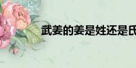 武姜的姜是姓还是氏(武姜)