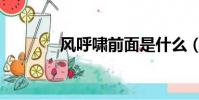 风呼啸前面是什么(风呼啸)