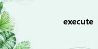 execute