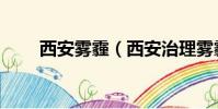 西安雾霾(西安治理雾霾工地停工)