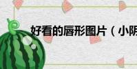 好看的唇形图片(小阴唇的图片)
