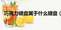 巧克力键盘属于什么键盘(巧克力键盘好用吗)