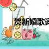 贺新婚歌词 诺言jason（贺新婚歌词）