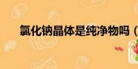 氯化钠晶体是纯净物吗(氯化钠晶体)