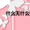 什么无什么安四字成语（什么无什么安）