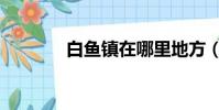 白鱼镇在哪里地方(白鱼镇)