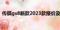 传祺gs8新款2023款报价及图片七座(传3)