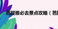 芭提雅必去景点攻略(芭提雅必去景点)