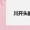 川开头的成语（chu开头的成语）