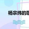 杨宗纬的歌其实都没有（杨宗纬的歌）