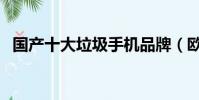 国产十大垃圾手机品牌(欧加手机怎么样)