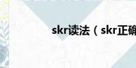 skr读法(skr正确发音)
