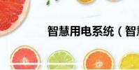 智慧用电系统(智慧用电)