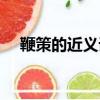 鞭策的近义词和反义词（鞭策的近义词）